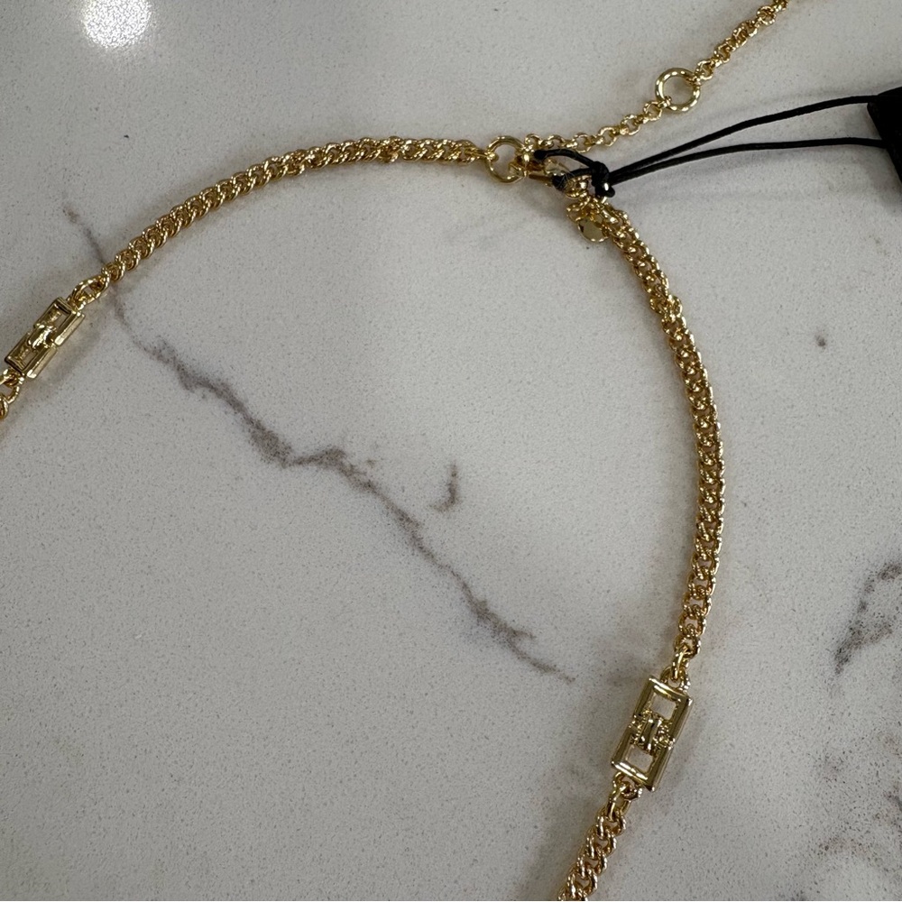Ann Taylor Gold Chain Necklace with Link Accents - Picture 7 of 7